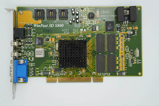 丽台Winfast S800 PCI 8MB显示卡（MPACT 2芯片）